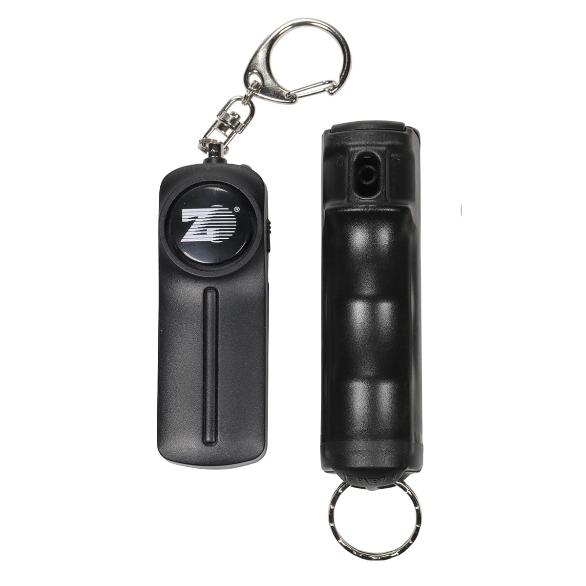 Zarc VEXOR Safety Kit Black Pepper Spray Police Strength with Black Self Defense Safety 130db Siren-Alarm with LED Light