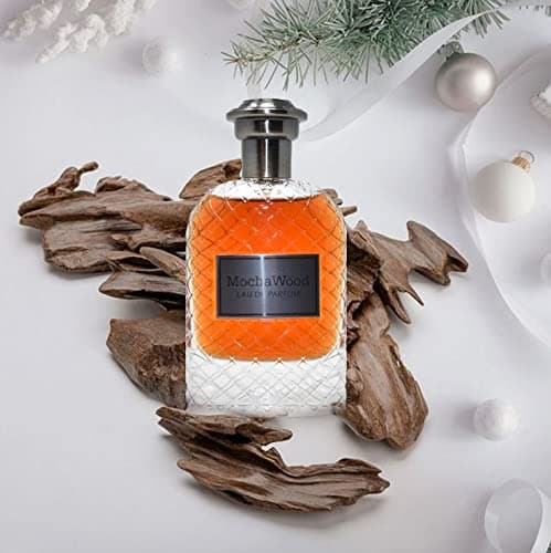 MOCHA WOOD Edp Perfume Spray 100ml -Amber Musk, Patchouli, Oud,Orange Sage,Bergamot