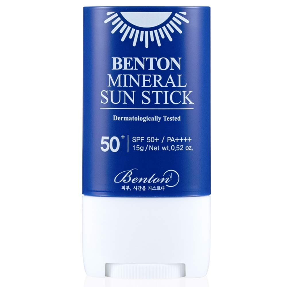 Benton Mineral Sun Stick SPF50+/PA++++ 15g, UV Protection, No White Cast, Long Lasting, Skin Irritation Tested, Tested for Infant Use, Safe Korean Sunscreen, Soft & Smooth Finish, Face & Body Sun