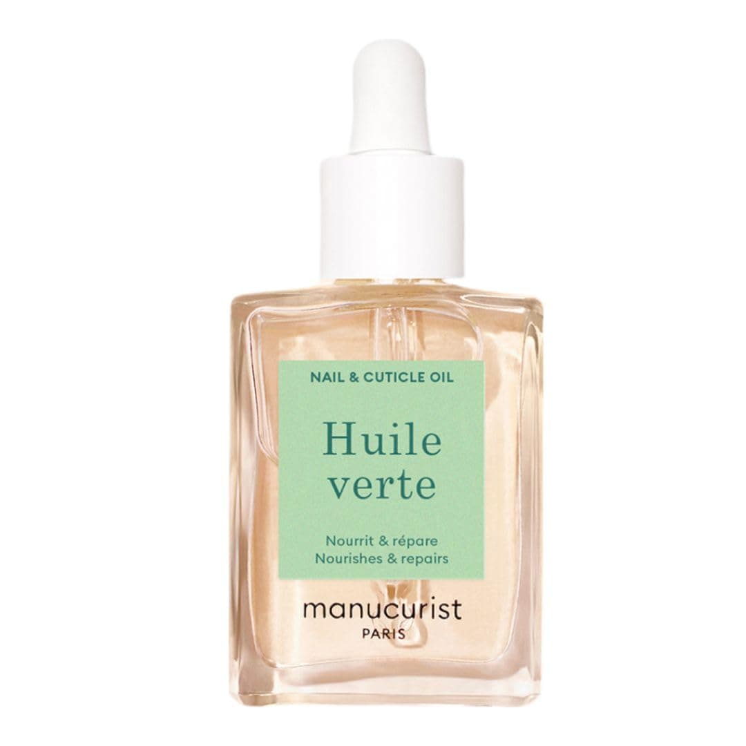 Manucurist Green Oil Nail Care - Nail & Cuticle Oil for Nails - Nourishes and Regenerates Nails and Cuticles - Promotes Growth - Blend of 6 Oils - 99% Bio-Sourced - Nail Care - 0.5 fl oz Bottle