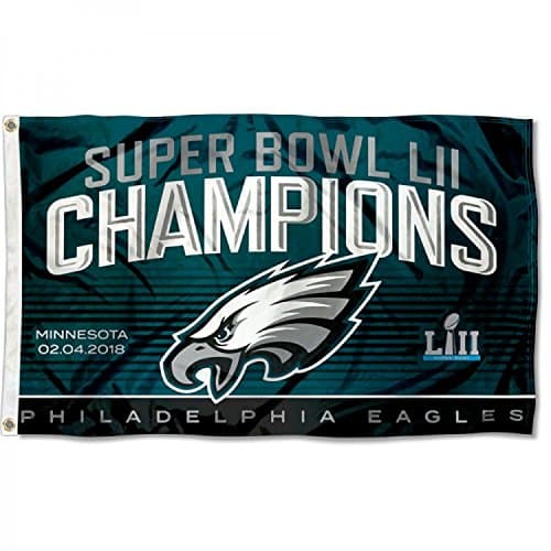 Fremont Philadelphia Eagles Super Bowl LII 52 Champions Banner Flag - 3' X 5'
