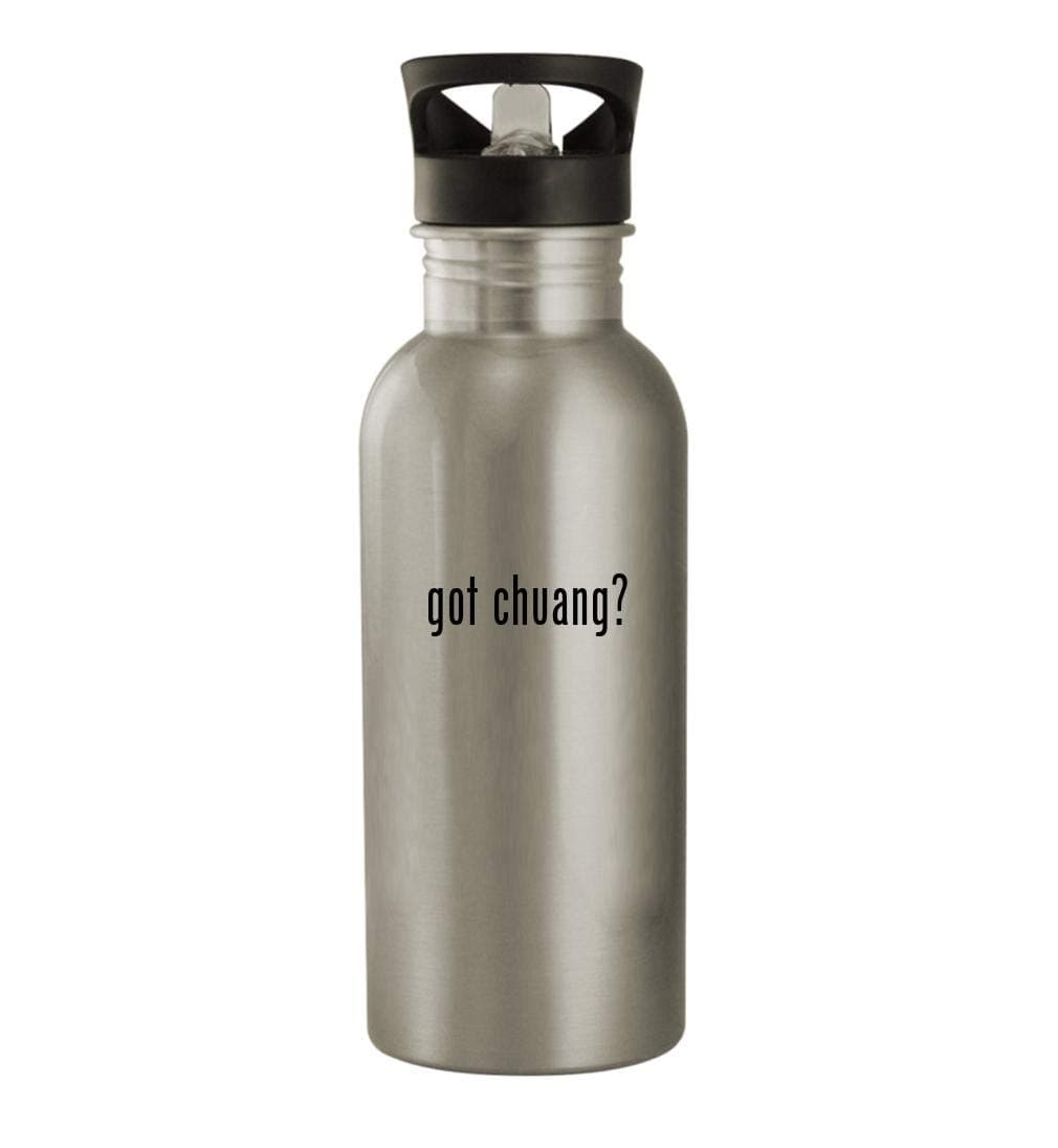 got chuang? - 20oz Stainless Steel Water Bottle, Silver