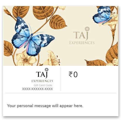 Taj Hotels | Flat 10% | E-Gift Card | Instant Delivery | Valid for online & outlet purchases | 1 year validity