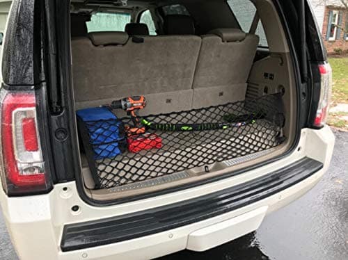 Envelope Style Trunk Cargo Net for GMC Yukon Chevrolet Tahoe Cadillac Escalade 2015 2016 2017 2018 2019 2020