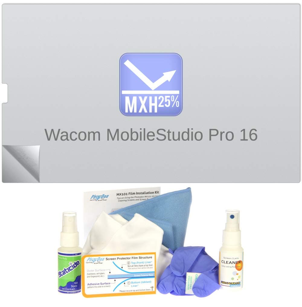 Screen Protector for Wacom MobileStudio Pro 16 16-inch Tablet (MXH) Kit Type: MX101