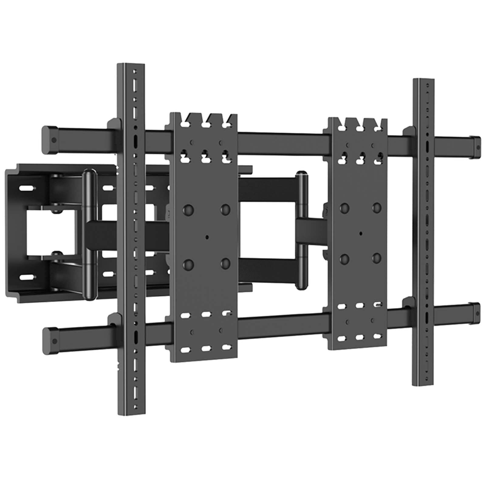 86 テレビ壁マウント 75-120インチ フルモーション テレビブラケット 大画面 高耐久 テレビ壁マウント LED 調節可能 関節式テレビスタンド 最大vesa 1000x600mm 耐荷重280ポンド DY1000