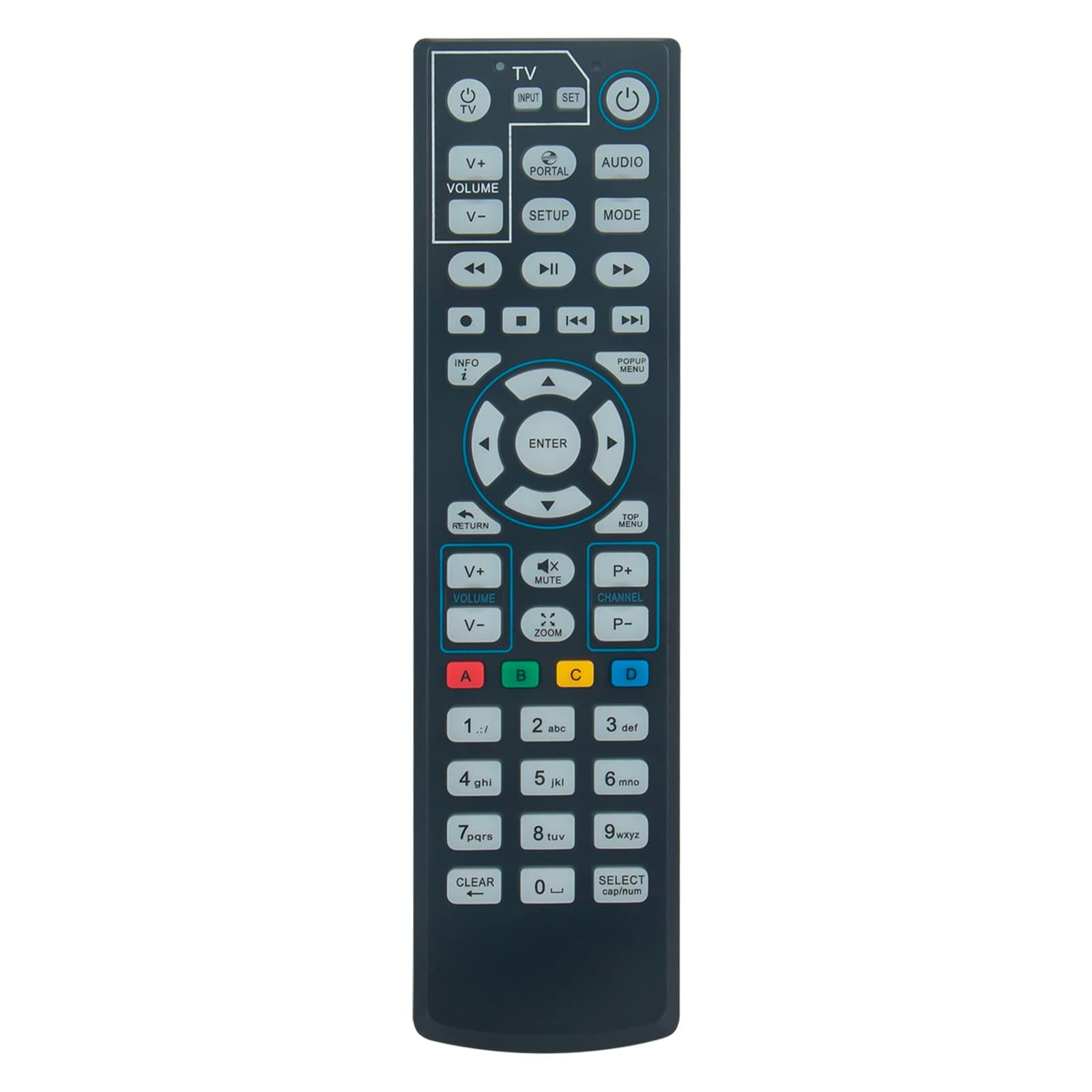 New Replacement Learning Remote Control fit for 2021 Dune+TV/Dune HD 53D Lite/Polsky TV/Kartina TV Receiver,TV-101/TV-102/TV-301/TV-303D/Smart Series/Base/Duo/Max/Solo Lite