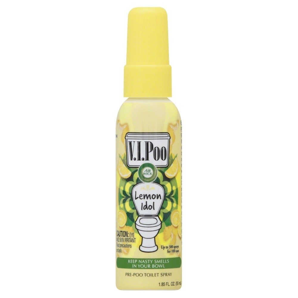 Air Wick V.I.P Toilet Perfume Spray, Lemon Idol, 1.85oz, Air Freshener