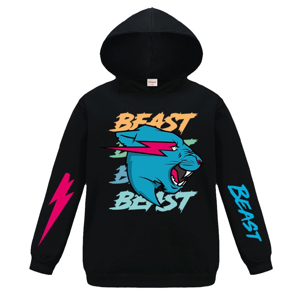 Youtube Game Merch Pullover Hoodie for Boys and Girls Tops Jumper