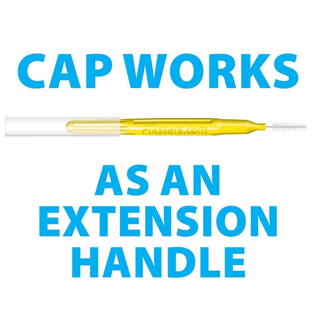 Piksters Interdental Brushes (35 Pack, Size 3 (Yellow))