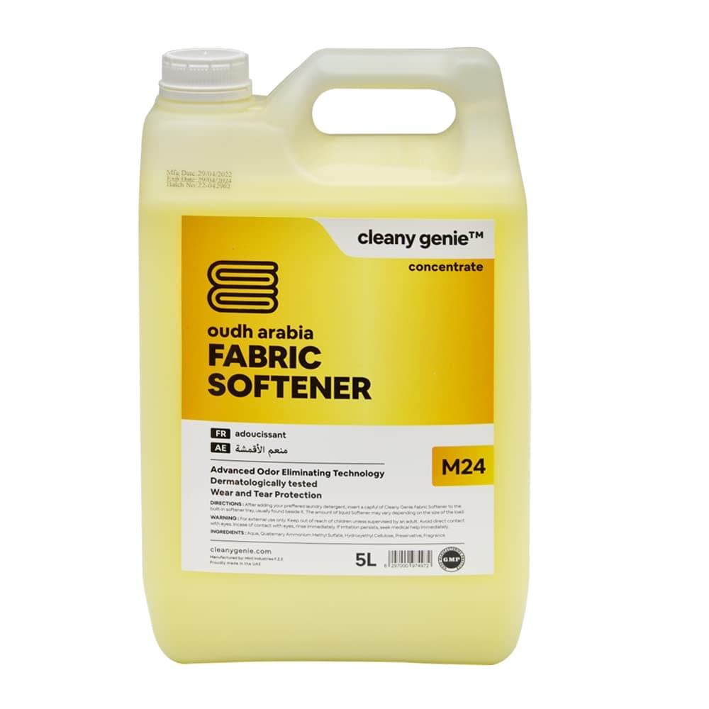Cleaning Superstore - Cleany Genie Concentrate Oudh Arabia Fabric Softener M24 | 5 L
