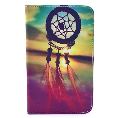 For Samsung Galaxy Tab 3 7.0 Case, Karia® Sunrise Dream Catcher Pattern Pu Leather Flip Protective Stand Case Cover for Samsung Galaxy Tab 3 7.0 P3200/ P3210/ T210/ T211(NOT for Samsung Galaxy Tab 3 Lite 7.0 T110)