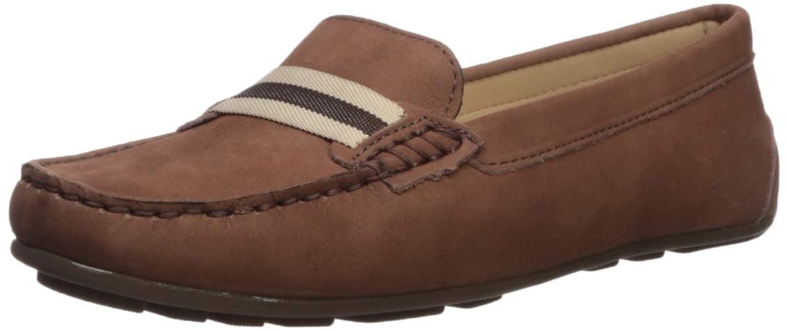 Driver Club USA Women's Leather Made in Brazil Grow Gain Ribbon Detail Driver Moc Loafer