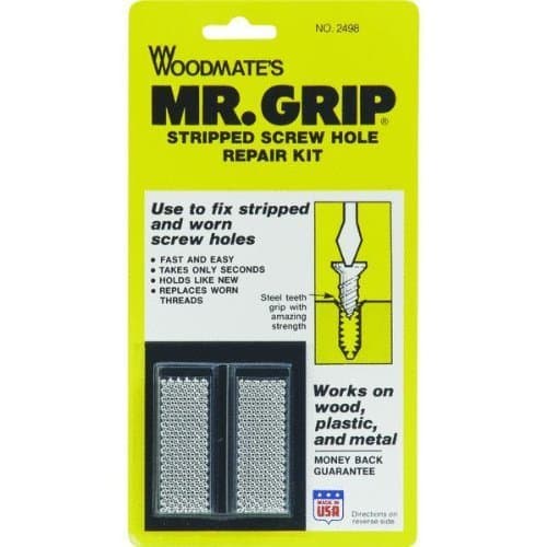 2498 Mr. Grip Screw Hole Repair Kit by Woodmate