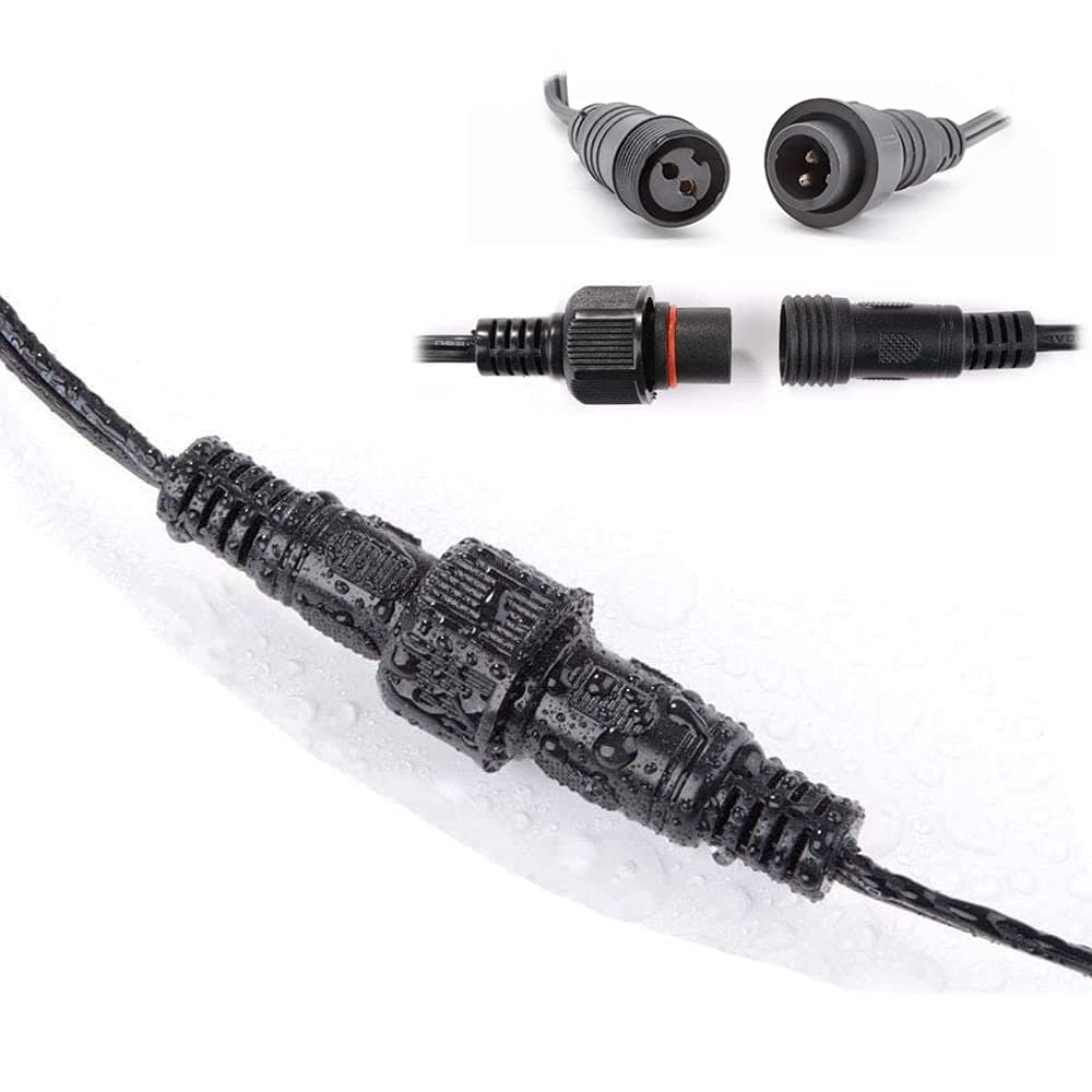 Extension Cable 3M/9.8Ft Extension Lead for Solar G40 LED String Lights Waterproof (Not Suitable for 100-220V)