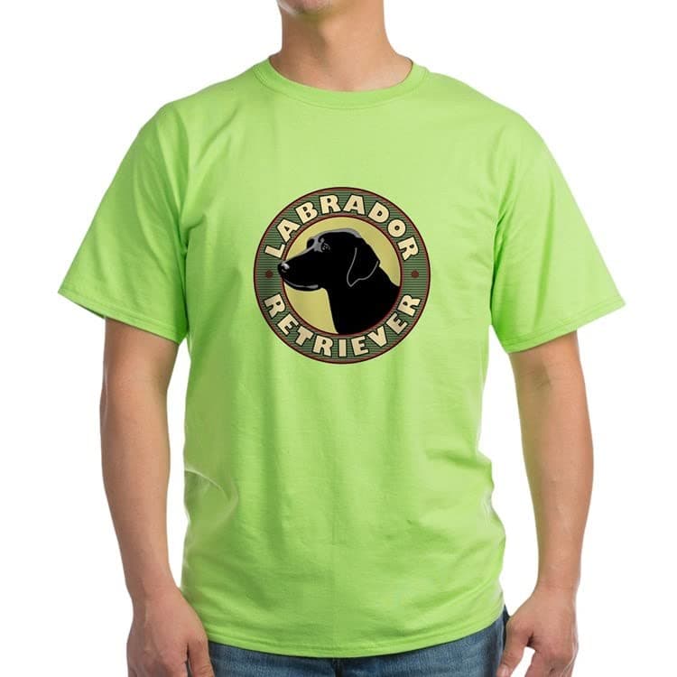 CafePress Black Lab Crest Light T Shirt Cotton T-Shirt
