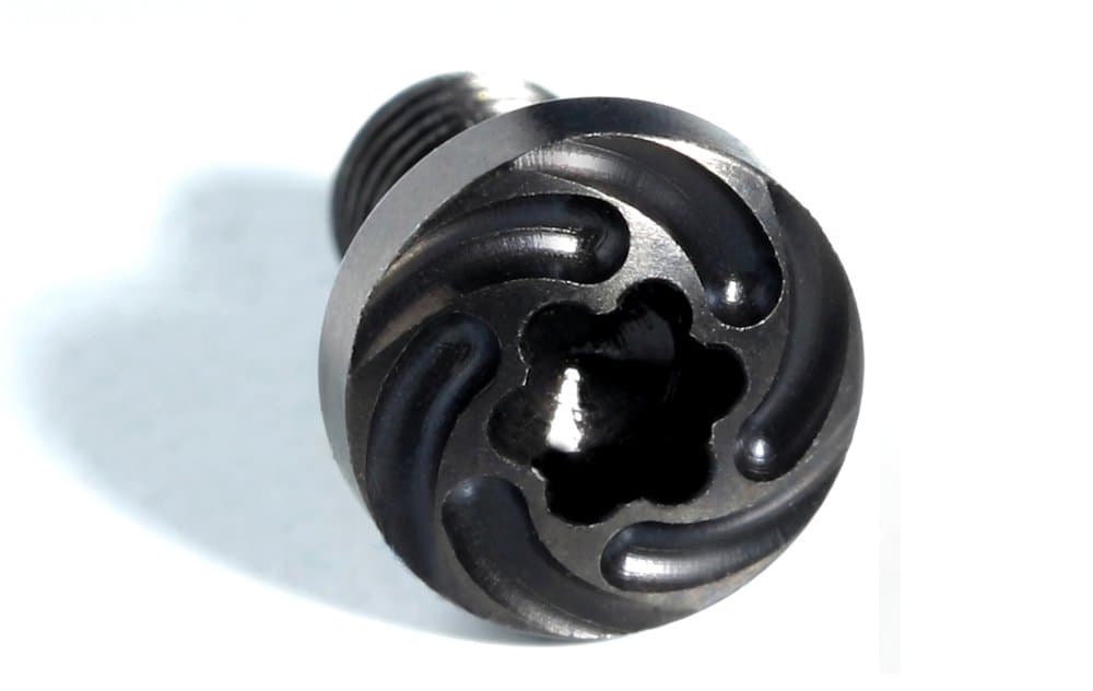 4 ea Black Whorl 1911 Grip Screws, 4 ea O Rings | for Full Size or Slim Grip bushings | 3/16” min Grip Thickness | US Made for Colt and Clones | Look at Photos of Screws with Grips/Guns