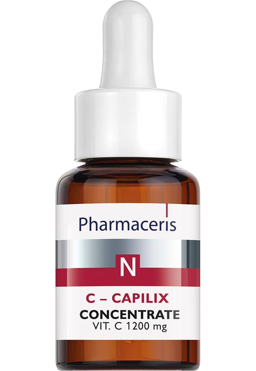 Pharmaceris N C-Capilix, Serum for Vascular Skin, Concentrate with Vitamin C 1200 mg, Prevents Skin Pigmentation, Vitamin E, Anti Aging - 30 ml