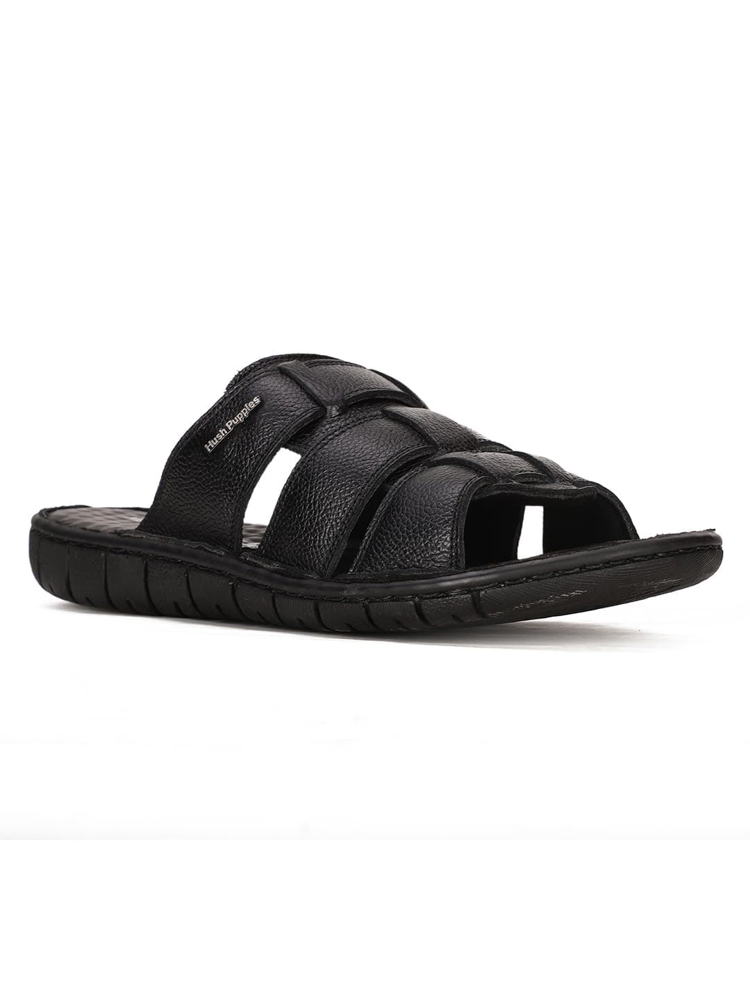 Hush Puppies Men's Sedan Mule Leather Flip Flops Thong Sandals