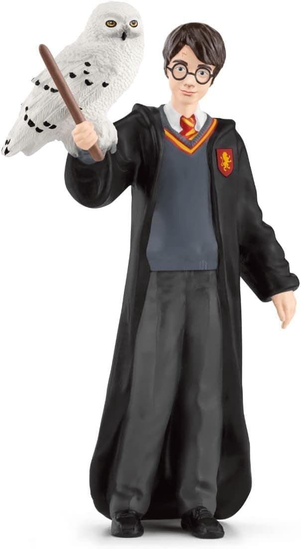 Schleich 42633 Harry Potter & Hedwig, from 6 years, WIZARDING WORLD Figure, 4 x 2.5 x 10 cm