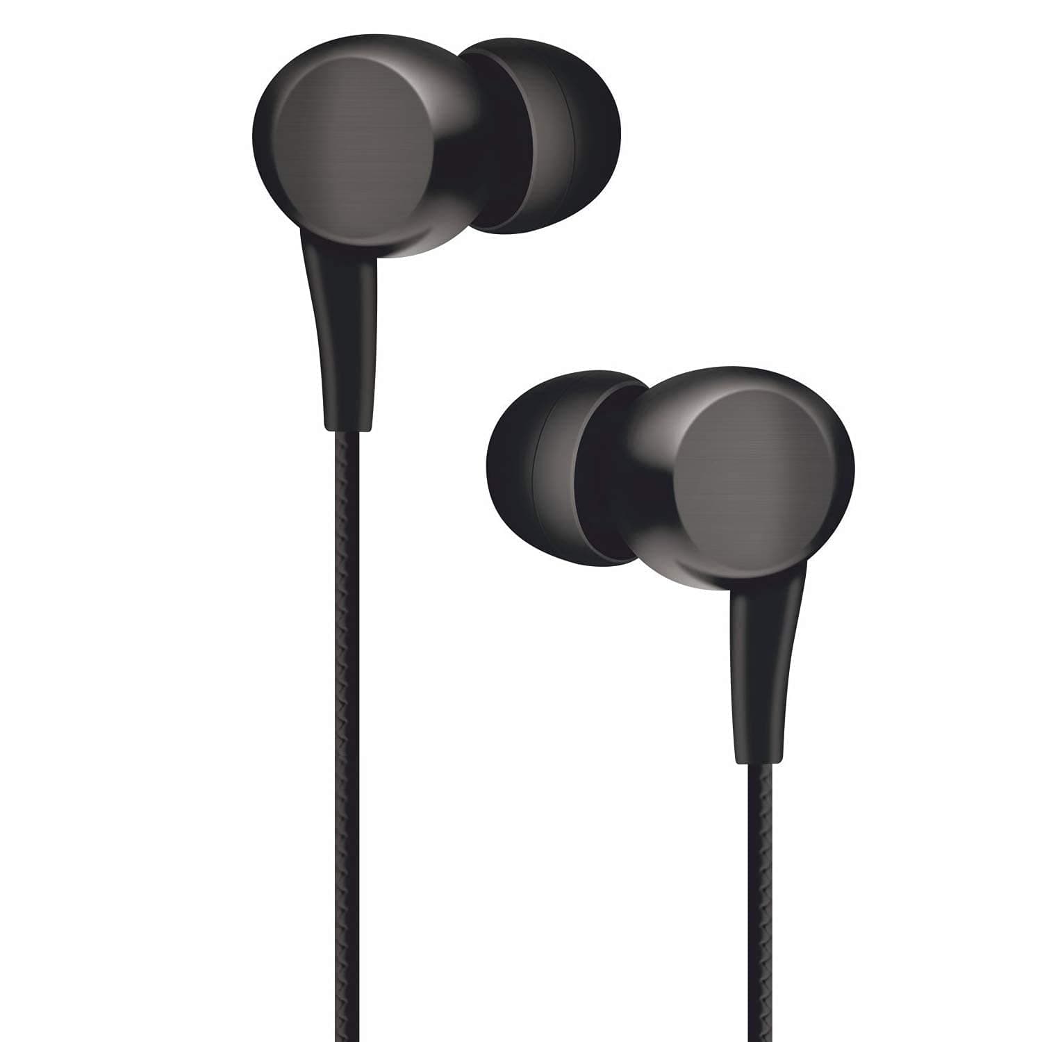 Earphones for Samsung Galaxy A5 (2017) Earphone Original Like Wired Stereo Deep Bass Head Hands-free Headset Earbud With Built in-line Mic, With Premium Quality Good Sound Call Answer/End Button, Music 3.5mm Aux Audio Jack (S-50, Black)