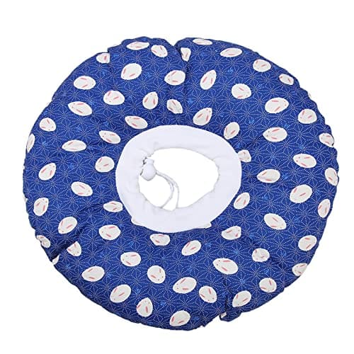 soobu Ear Piercing Pillow for Side Sleepers, Soft Relief Ear Pressure Pillow with Hole 9. Inch Donut Pillow for Ear Support Neck Head Ear Guard Pillow for CNH, Ear Piercing Enthusiast (Blue)