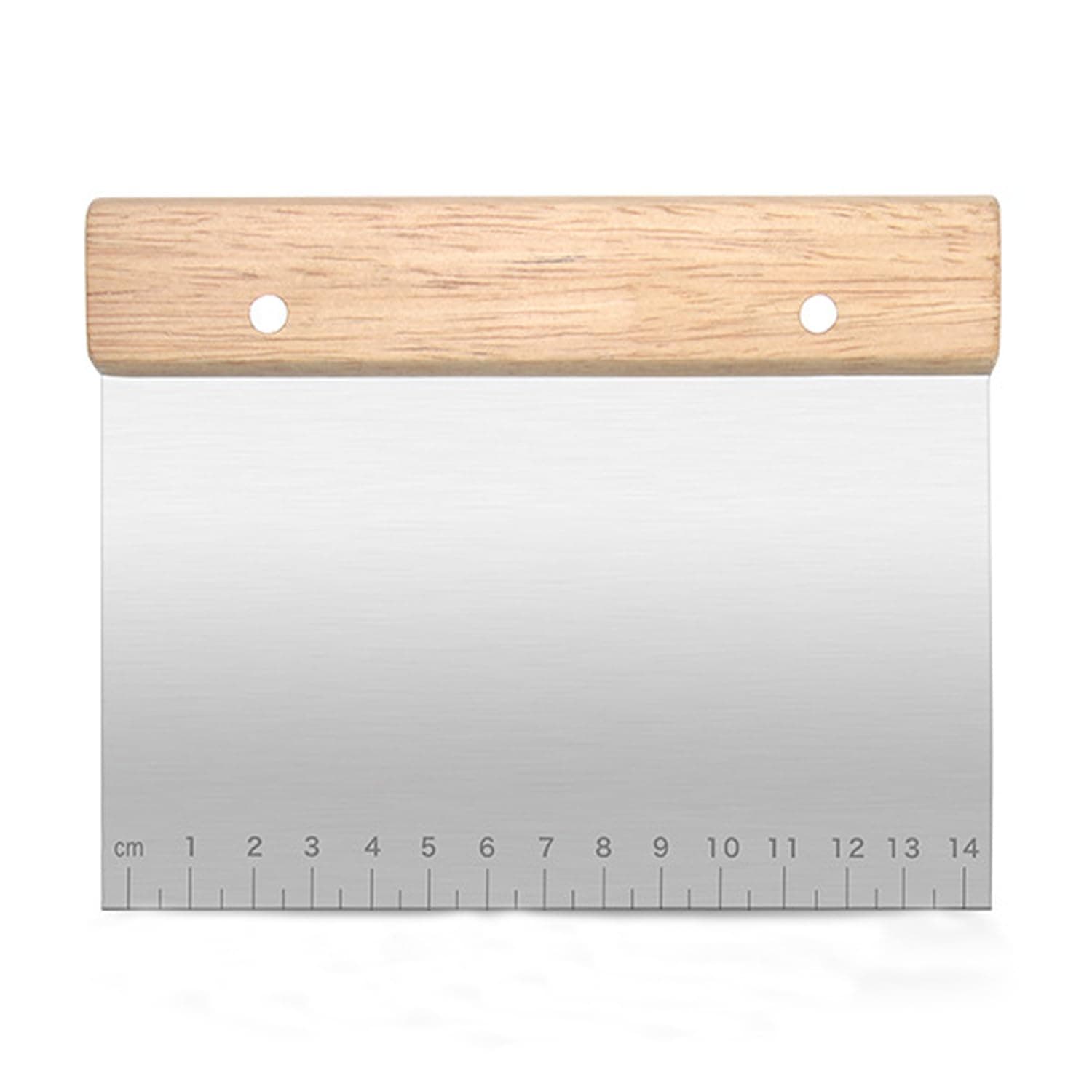 ZEHRAI Dough Cutter for Bread and Pizza Dough - Stainless Steel Metal Griddle Scraper Chopper - Multipurpose Bench Scraper Kitchen Utensil for Flat Top Griddle