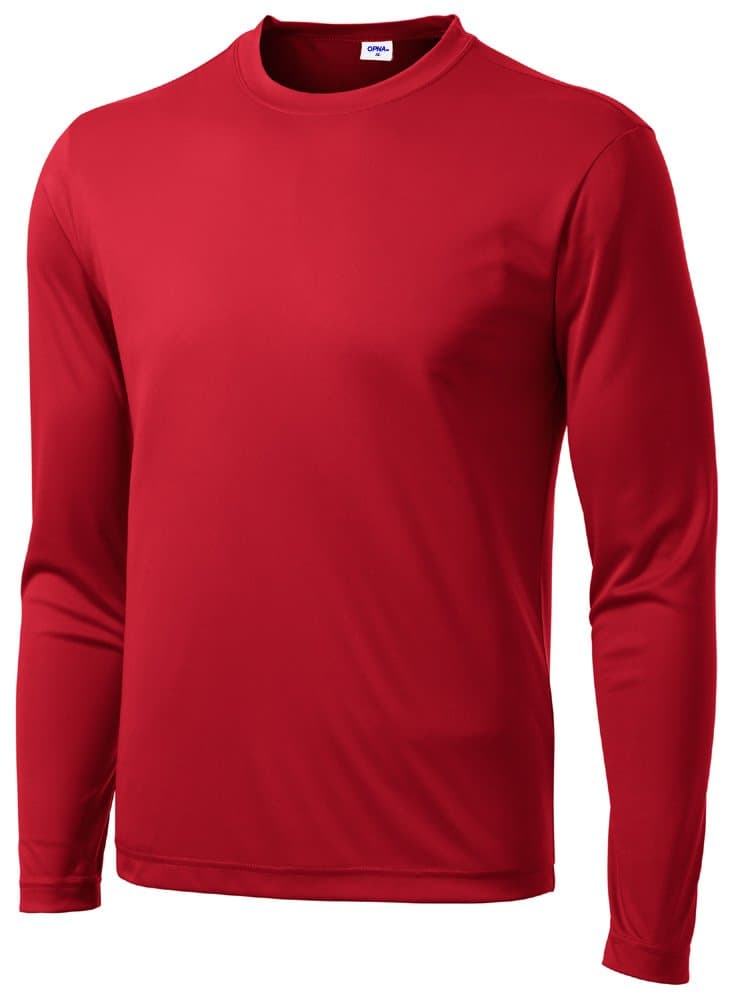 Opna Men's Long Sleeve Moisture Wicking Athletic Shirts