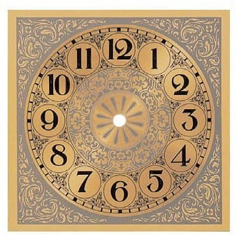 Klockit Arabic Square Metal Dial