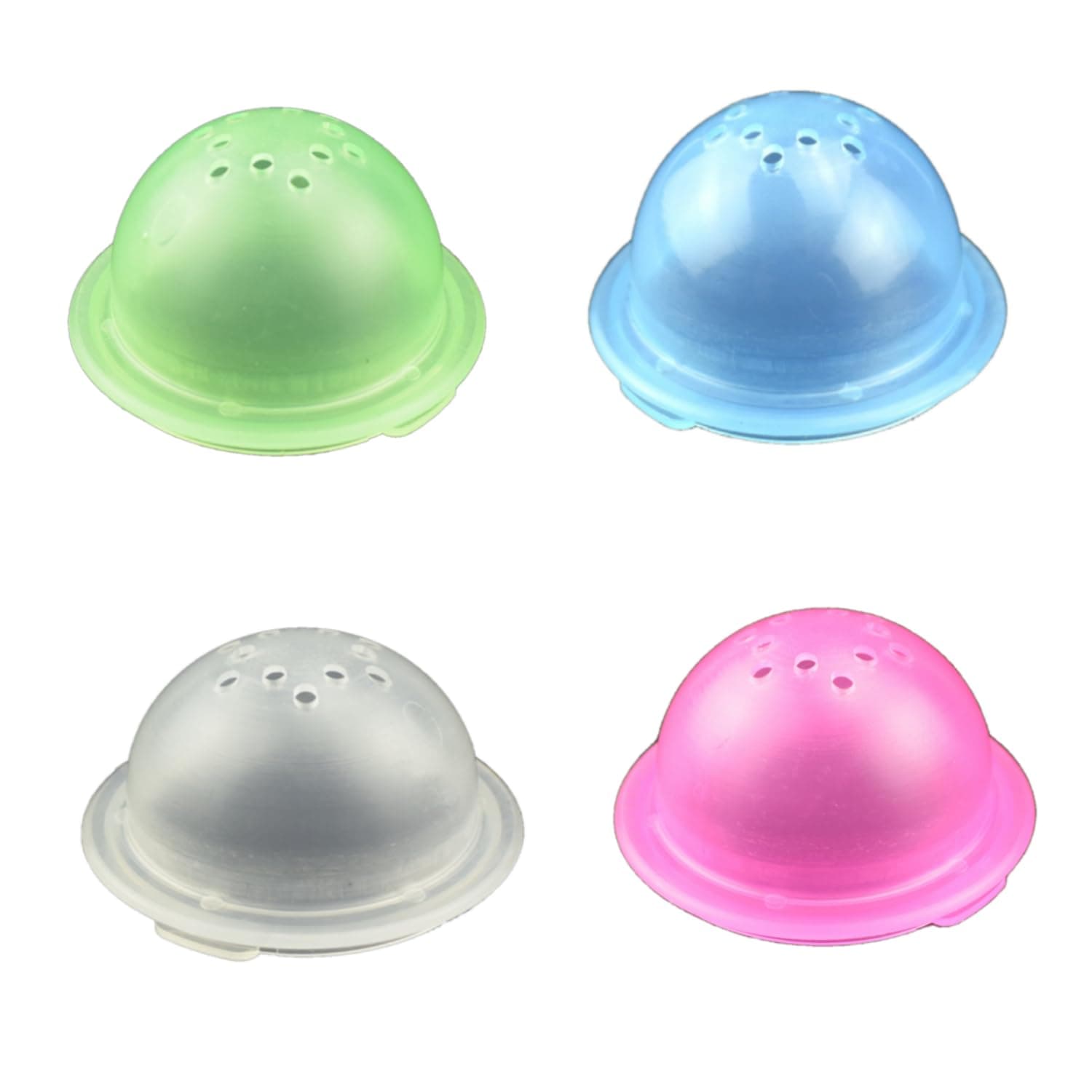 MEISH 4-Piece Hamster Cage Tubes & Tunnels with Stopper Plugs & End Caps