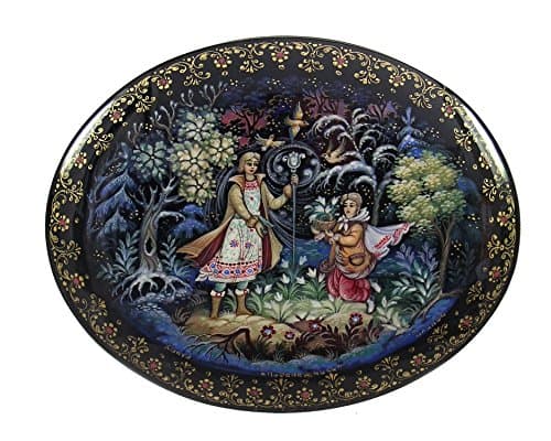 Russian Lacquer Box SNOWDROPS #3825