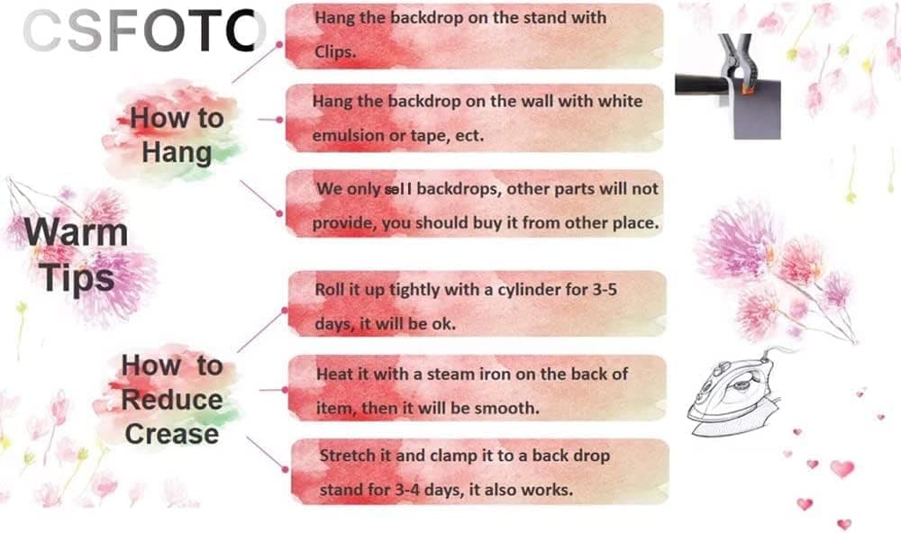 CSFOTO 8x8ft Brick Wall Love Reggae Backdrop