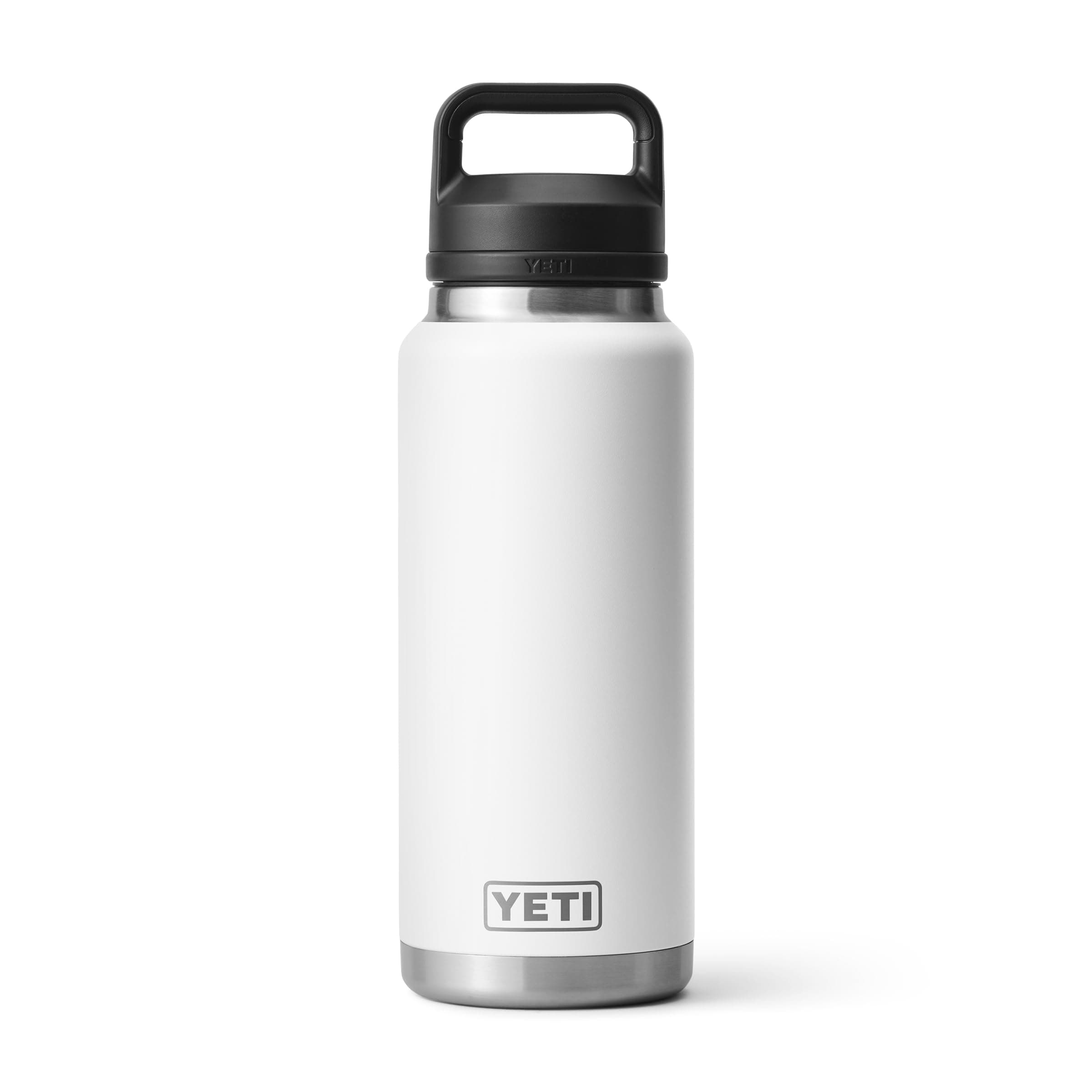 Rambler 36 oz Bottle, Vacuum Insulated, Stainless Steel with Chug Cap, White