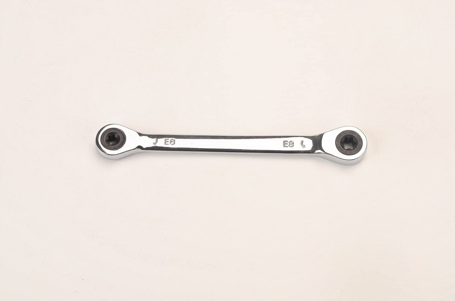 FLZOSPER E-Torx Double Box Ratcheting Wrench, E6x E8，Heavy Duty CR-V Box Ratchet Gear Spanner