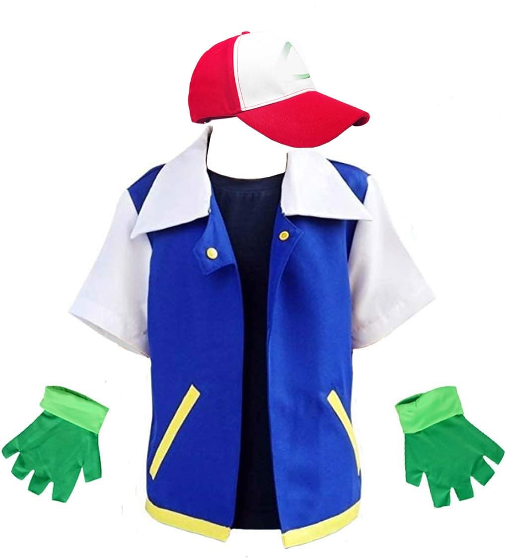 MGDRUCosplay Costume for Adult Kids,Halloween Hoodie,Jacket Gloves Hat Sets for Trainer