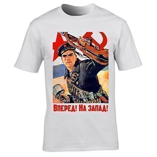 Clothing - Soviet Russian World War 2 Propaganda T-Shirt. Printed from an Original Poster.