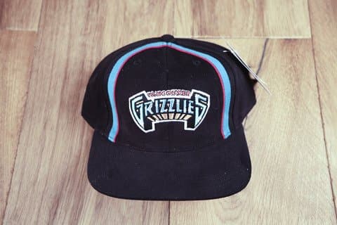 Sports Specialties Vancouver Grizzlies NBA Black Adult Vintage Snapback Cap C6