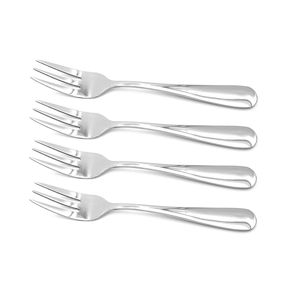 (4PCS) - Crysto Stainless Steel Forks, Salad Forks, Dessert Forks, Appetiser Forks, Set of 4