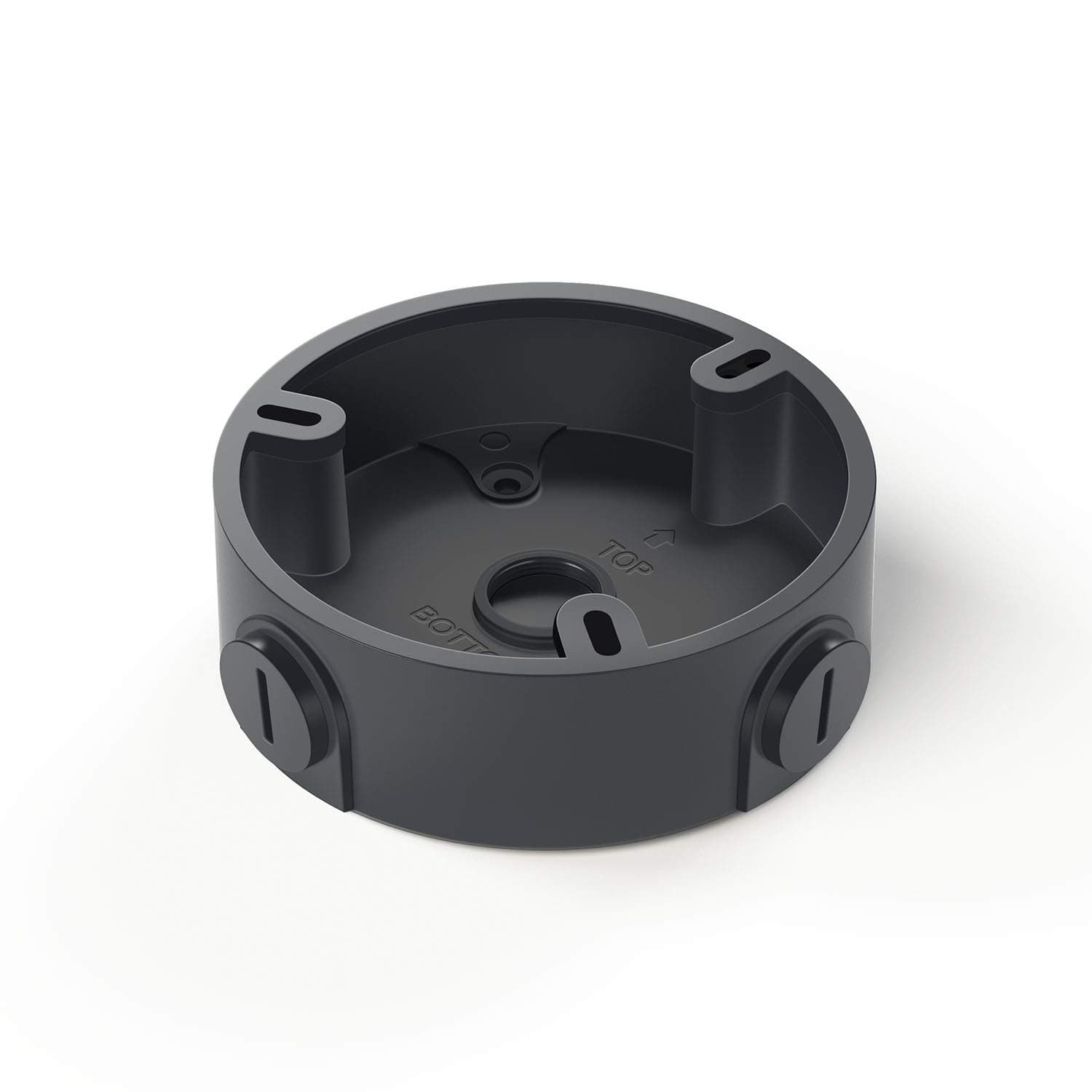 AmcrestAMCPFA136-B Water-Proof Junction Box for Dome Cameras, Compatible w/ IP3M-956B/W, IP3M-956EB/W, IP4M-1028B/W, IP4M-1028EB/W, IP5M-1176EB/W, IP8M-2493EB/W, IP8M-2493EW-V2, IP8M-2496EW-AI