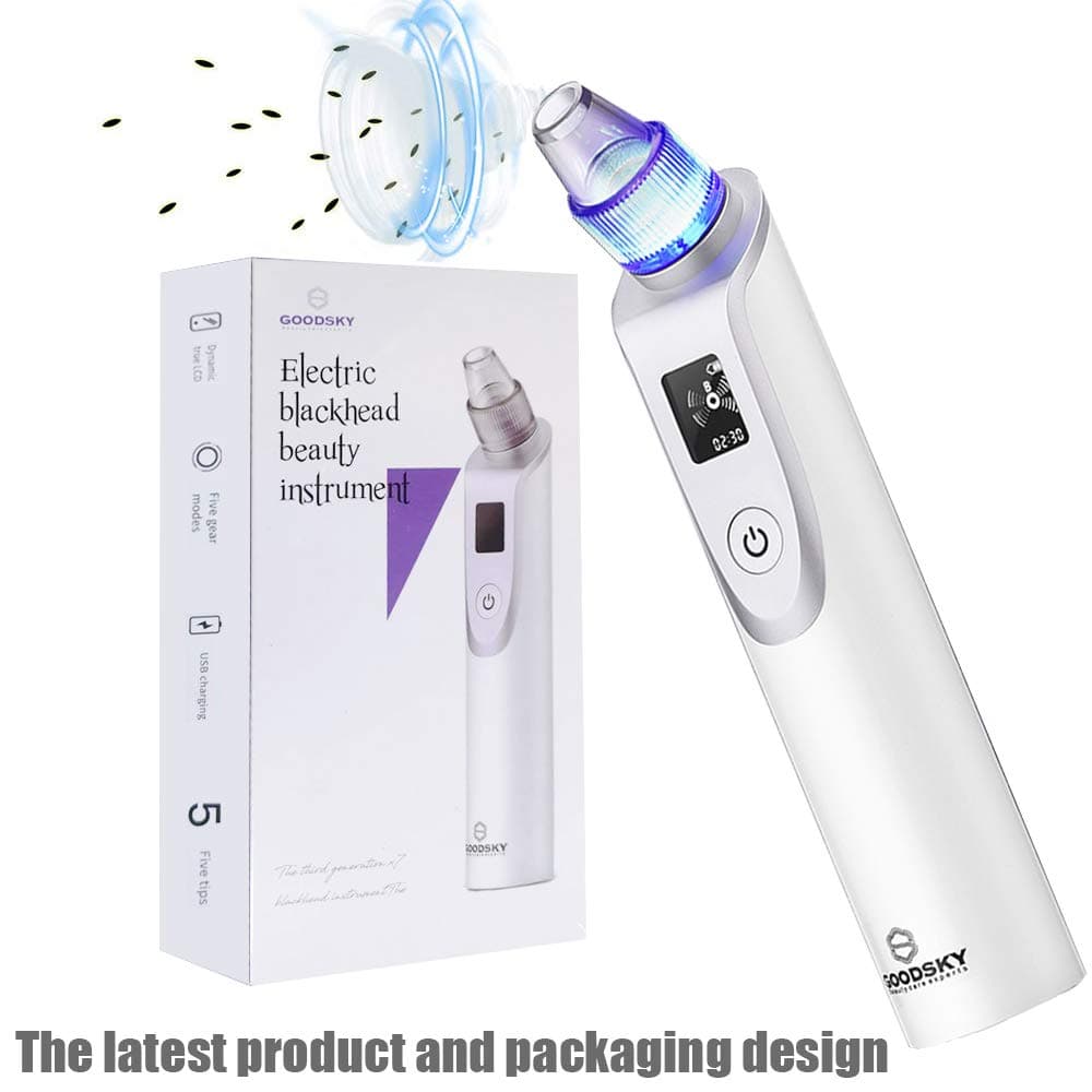 Goodsky X7 Blackhead Remover Vacuum, Pore Cleanser Electric Facial Tool