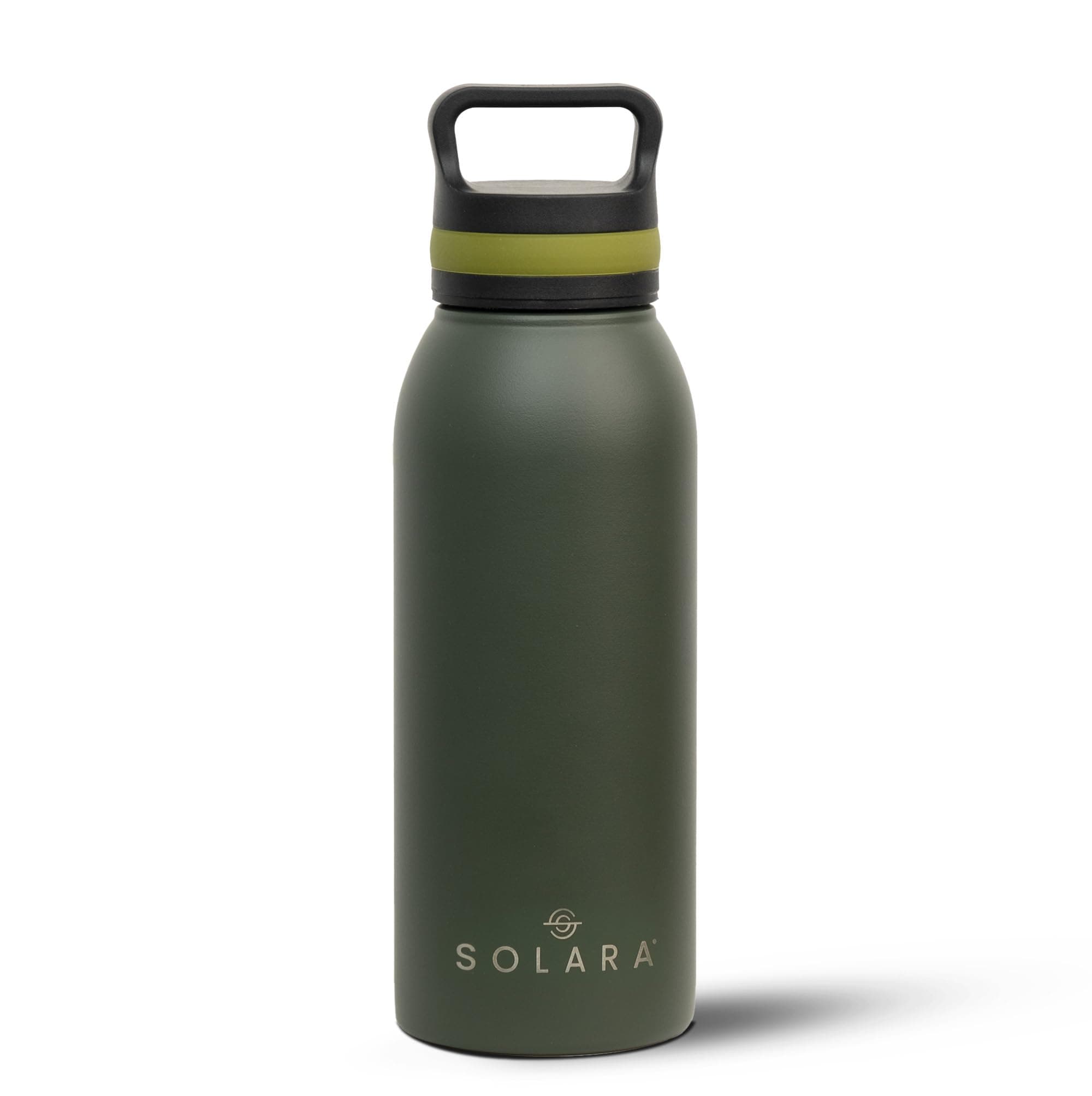 SOLARA Insulated Water Bottle 500ml, Hot,Thermosteel Water Bottle for Travel, Home, Office, School, Gym, Adults, Water Bottle Hot and Cold, Sipper Bottle, Hunter Green