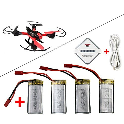 Baibaotoys RC Bateria Drone 700mAh Lipo Battery 3.7V 4-port Charger for SKY HAWKEYE 1315S,SKY HAWKEYE 1315w
