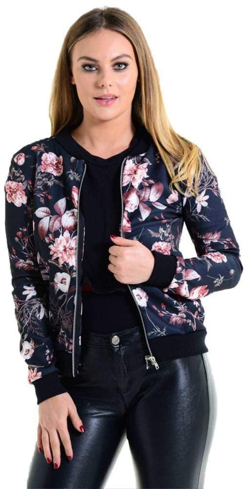 Top Fashion18Ladies Long Sleeve Butterfly Bomber Mermaid Rainbow Fish Scale Metallic Summer Floral Festival Party Jacket Animal Print Zip Up Top Size 8-22