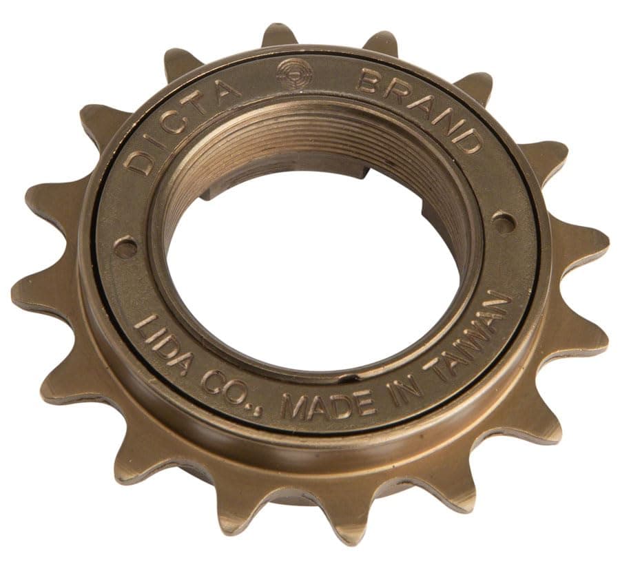 16T 3/32" BMX FREEWHEEL GOLD