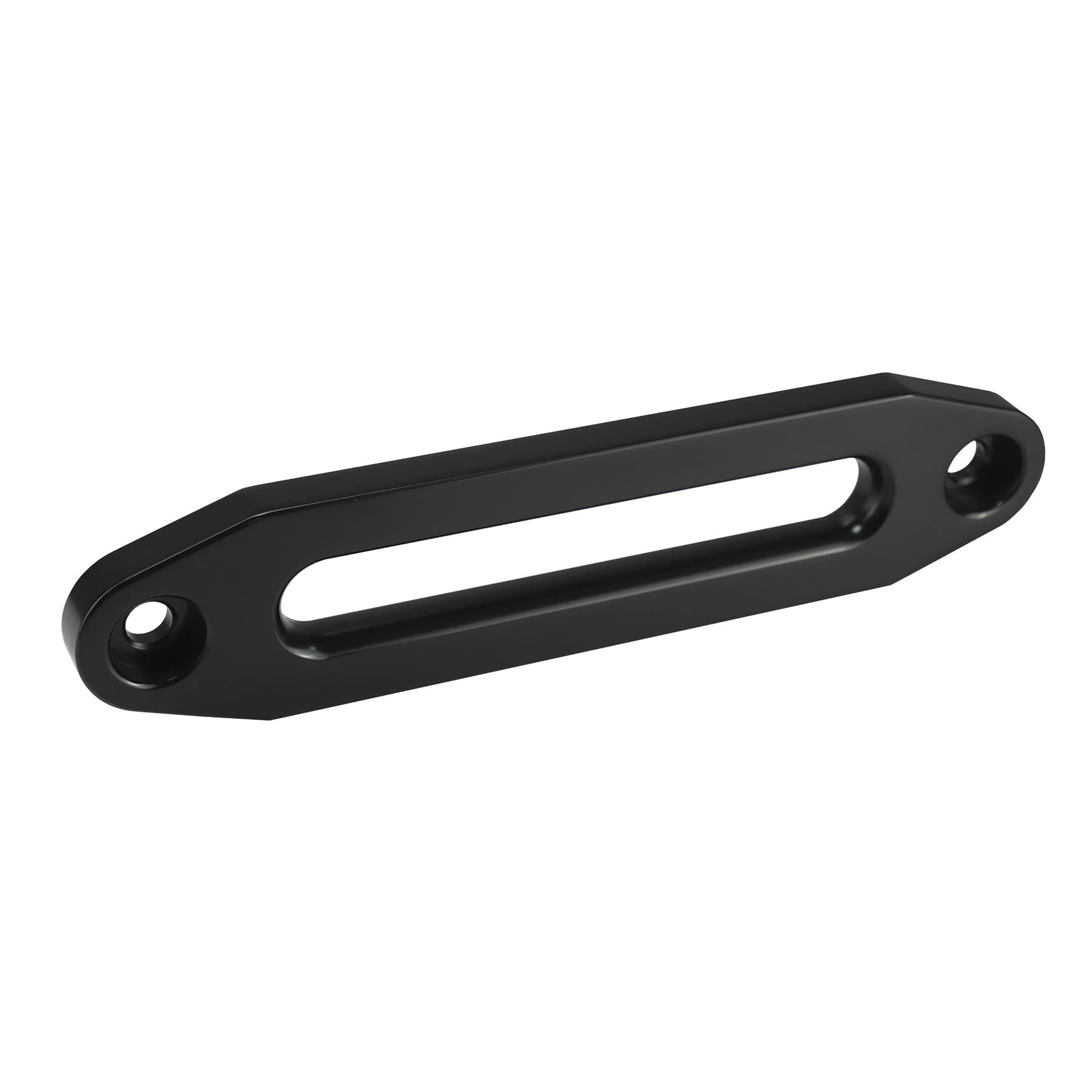 Ucreative Aluminum Hawse Fairlead for 8000-13000 LBs Winch 10" (254mm) Mount Glossy (Black)