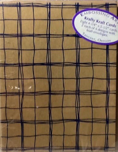 Wildlife Kraft Cards ~ Unique Blank Greeting Card Assortment for Craft From Embossing Arts Co. (Wildlife Kraft Cards)