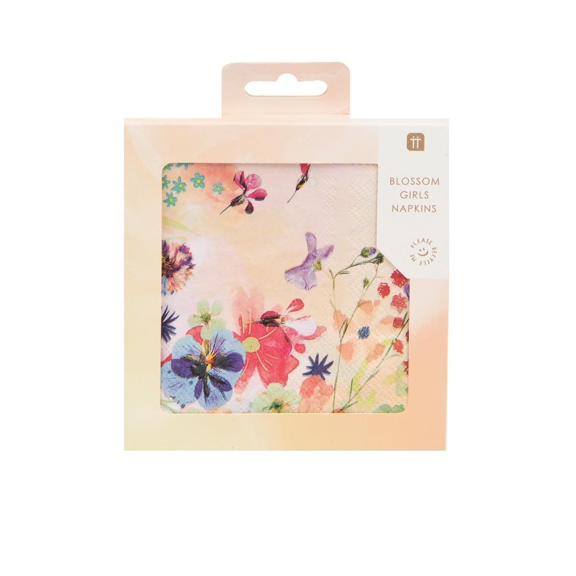 Talking Tables Blossom Girls Cocktail Napkins 20-Piece