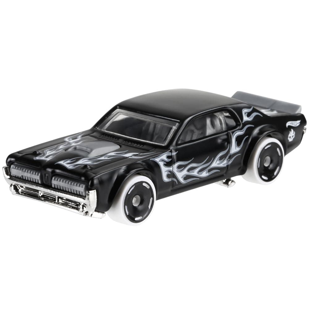 Hot Wheels 2019 Hw Flames '68 Mercury Cougar, 164/250 Black