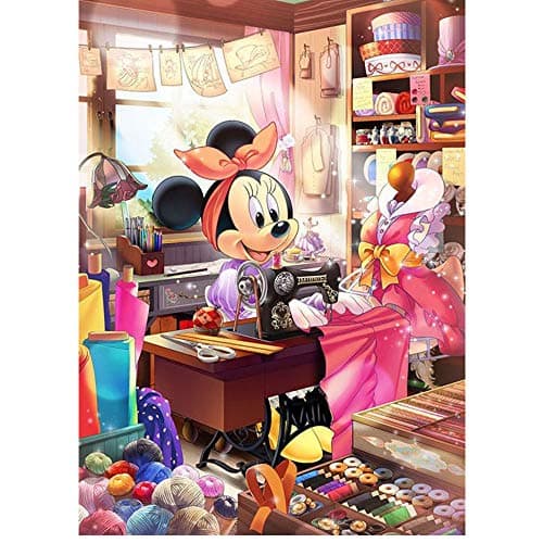 Diamond Painting Kits for Adults, DIY 5D Round Full Drill Art Perfect for Relaxation and Home Wall Decor (Cute Cartoon, 12x16inch)