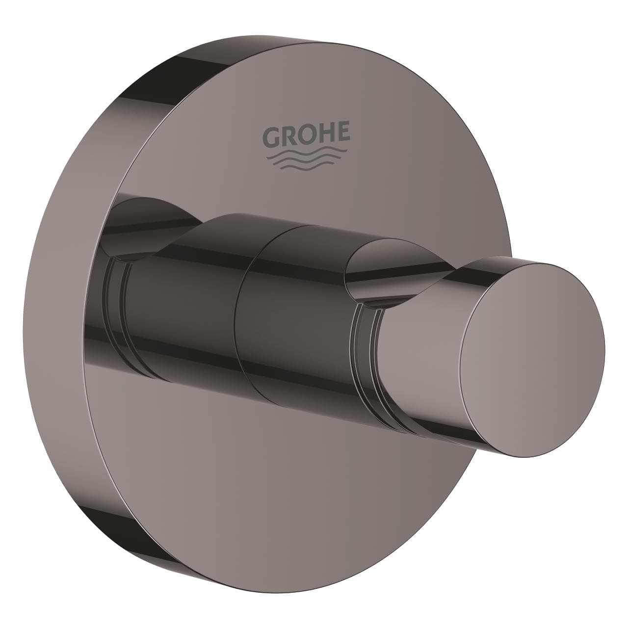 GROHE 40364A01 Essentials Robe Hook, Hard Graphite